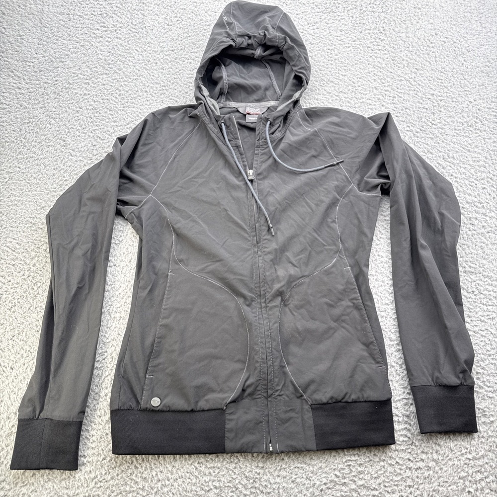 Outdoor Research Ferrosi Metro Jacket Womens Small Hood L/S Black Raincoat